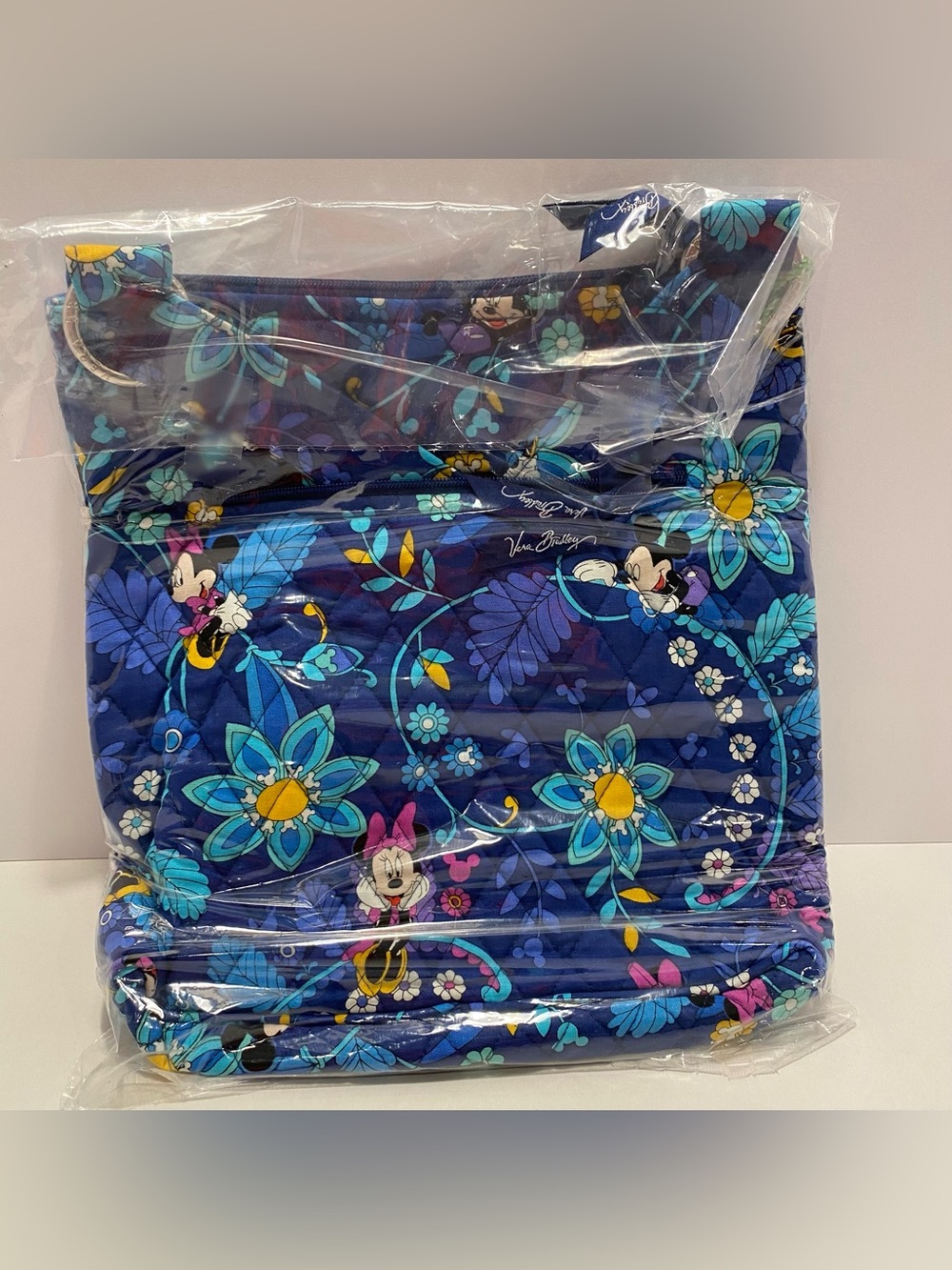 Vera Bradley x Disney Hipster Blue Minnie Mouse Floral Crossbody NWT. RARE - Picture 8 of 8